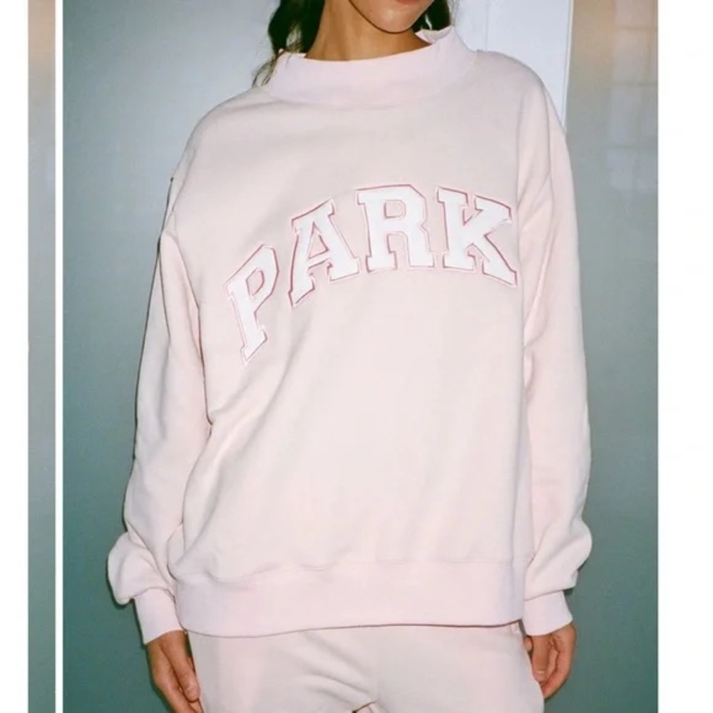 PARKE VALENTINES LIGHT PINK MOCK NECK